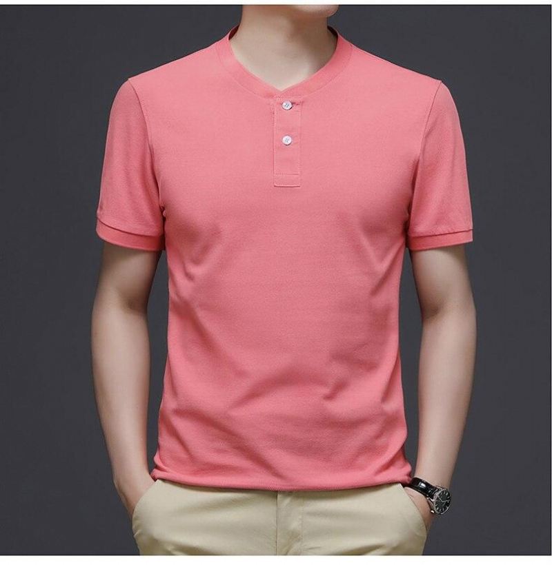 Heren Poloshirts O-hals Jurk T-shirt