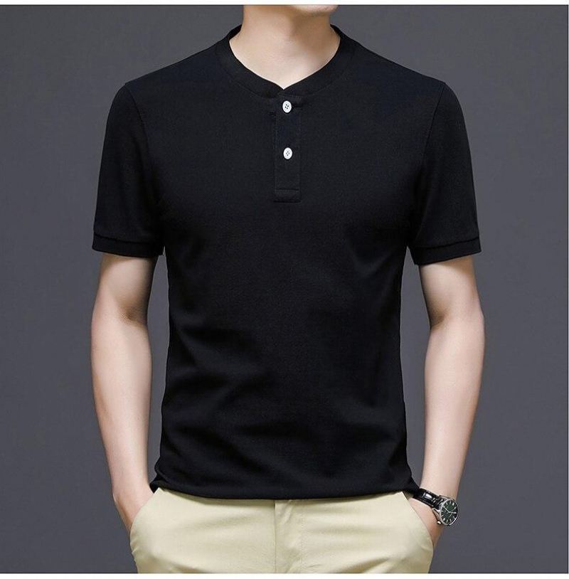 Heren Poloshirts O-hals Jurk T-shirt