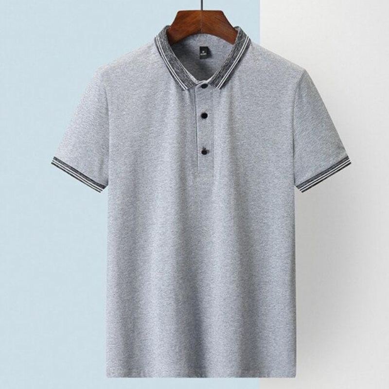 Heren Poloshirts Polo Klassiek Overhemd Met Mesh Kraag