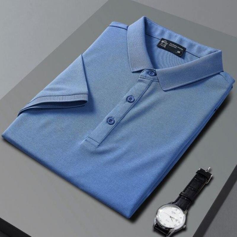 Heren Poloshirts Poloshirt Met Omgeslagen Kraag