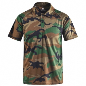 Heren Poloshirts Typhon Multicam Sneldrogend Tactisch Camouflagepoloshirt