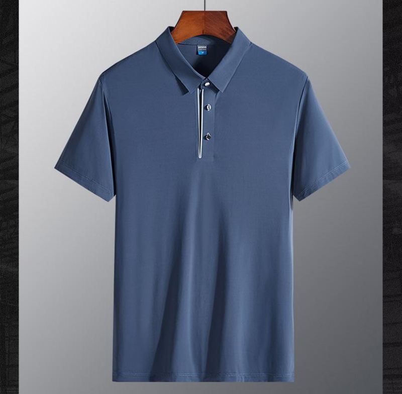 Heren Poloshirts V-hals Bamboe Sport Poloshirt