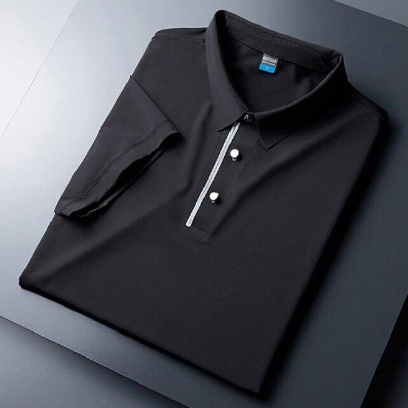 Heren Poloshirts V-hals Bamboe Sport Poloshirt