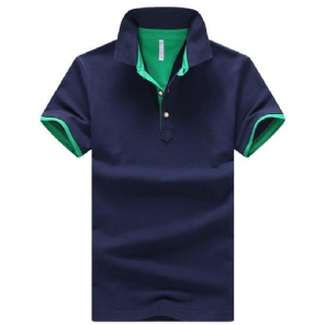 Heren Poloshirts Zakelijk Casual Katoenen Poloshirt