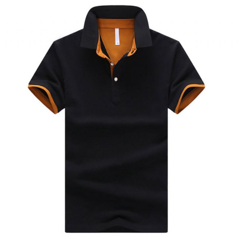 Heren Poloshirts Zakelijk Casual Katoenen Poloshirt