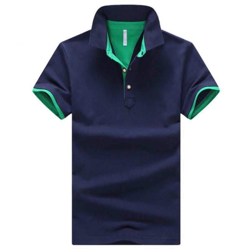 Heren Poloshirts Zakelijk Casual Katoenen Poloshirt