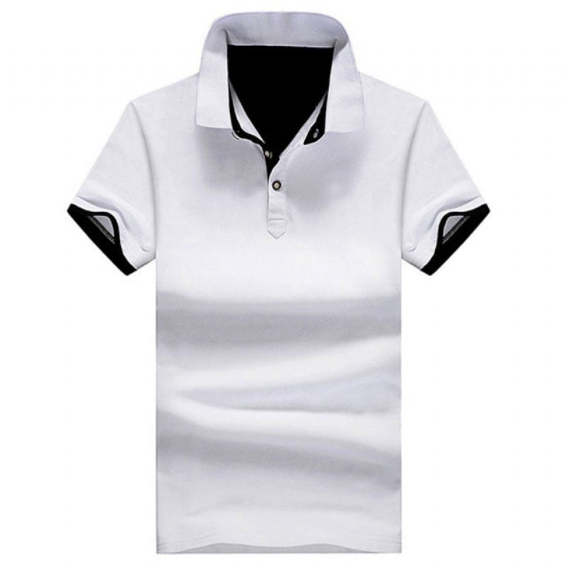 Heren Poloshirts Zakelijk Casual Katoenen Poloshirt