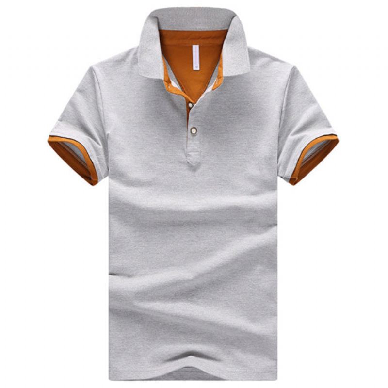 Heren Poloshirts Zakelijk Casual Katoenen Poloshirt