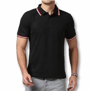 Heren Poloshirts Zomer Poloshirt Met Korte Mouwen