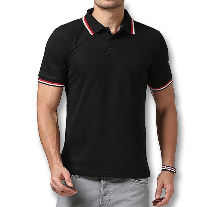 Heren Poloshirts Zomer Poloshirt Met Korte Mouwen