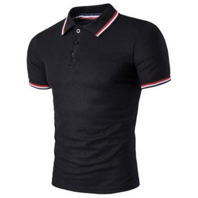 Heren Poloshirts Zomer Poloshirt Met Korte Mouwen