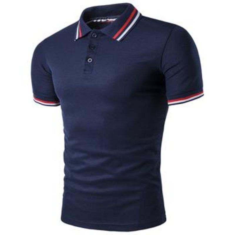 Heren Poloshirts Zomer Poloshirt Met Korte Mouwen