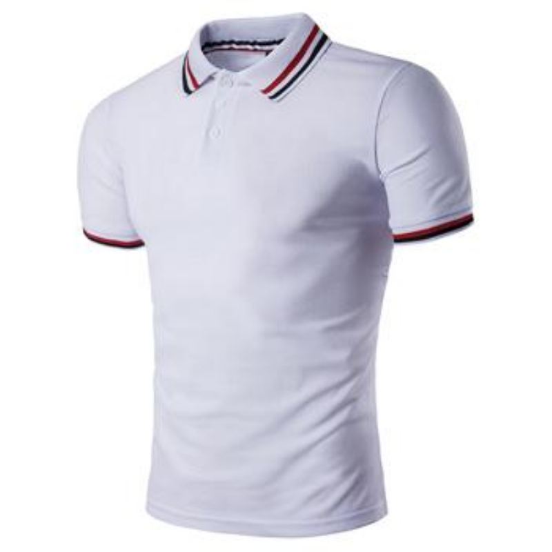 Heren Poloshirts Zomer Poloshirt Met Korte Mouwen