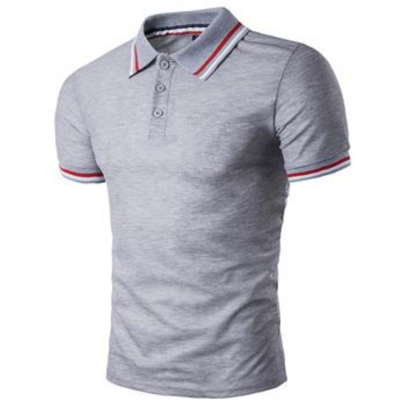 Heren Poloshirts Zomer Poloshirt Met Korte Mouwen