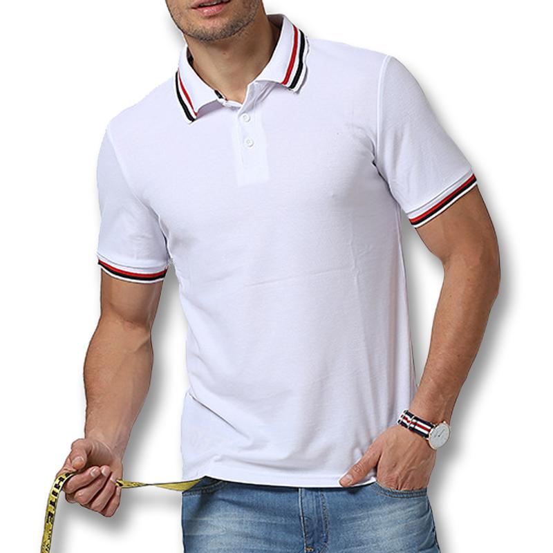 Heren Poloshirts Zomer Poloshirt Met Korte Mouwen