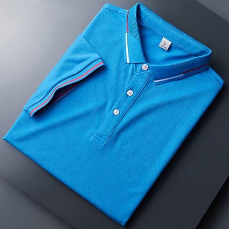 Heren Poloshirts Zomer Poloshirt Met Korte Mouwen Casual Poloshirt