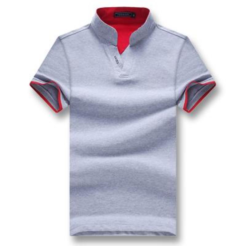 Heren Poloshirts Zomer Poloshirt Met Korte Mouwen En Omgeslagen Kraag