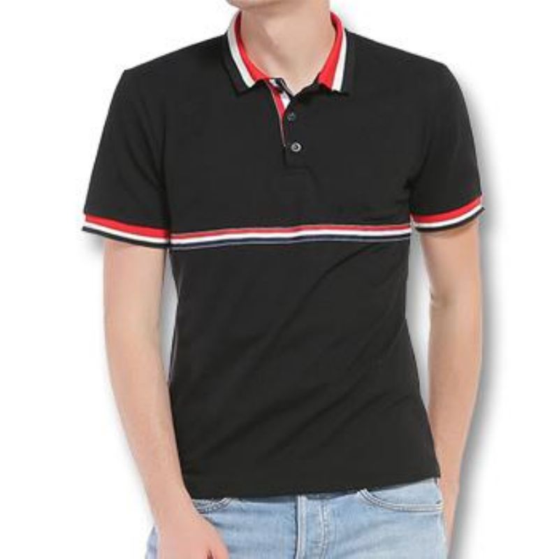 Heren Poloshirts Zomer Poloshirt Met Kraag En Kraag