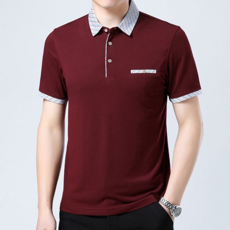 Poloshirts Heren Poloshirt Met Korte Mouwen